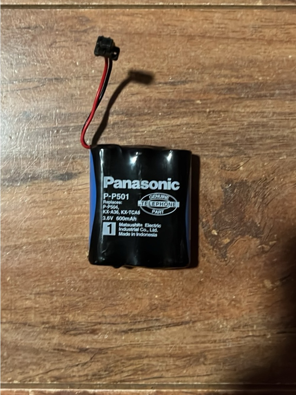 Panasonic P-P501 Replacement Battery Pack Black